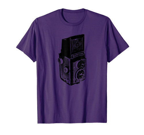 Old Rolleicord Camera Artwork T-Shirt - Custom Art Print Men Women - T-Shirt, Sweatshirt, Hoodie