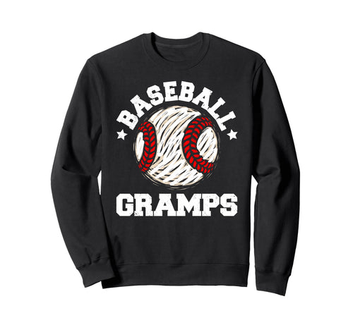 Baseball Gramps Distressed Sweatshirt - Casual Everyday Wear for Adults - T-Shirt, Sweatshirt, Hoodie