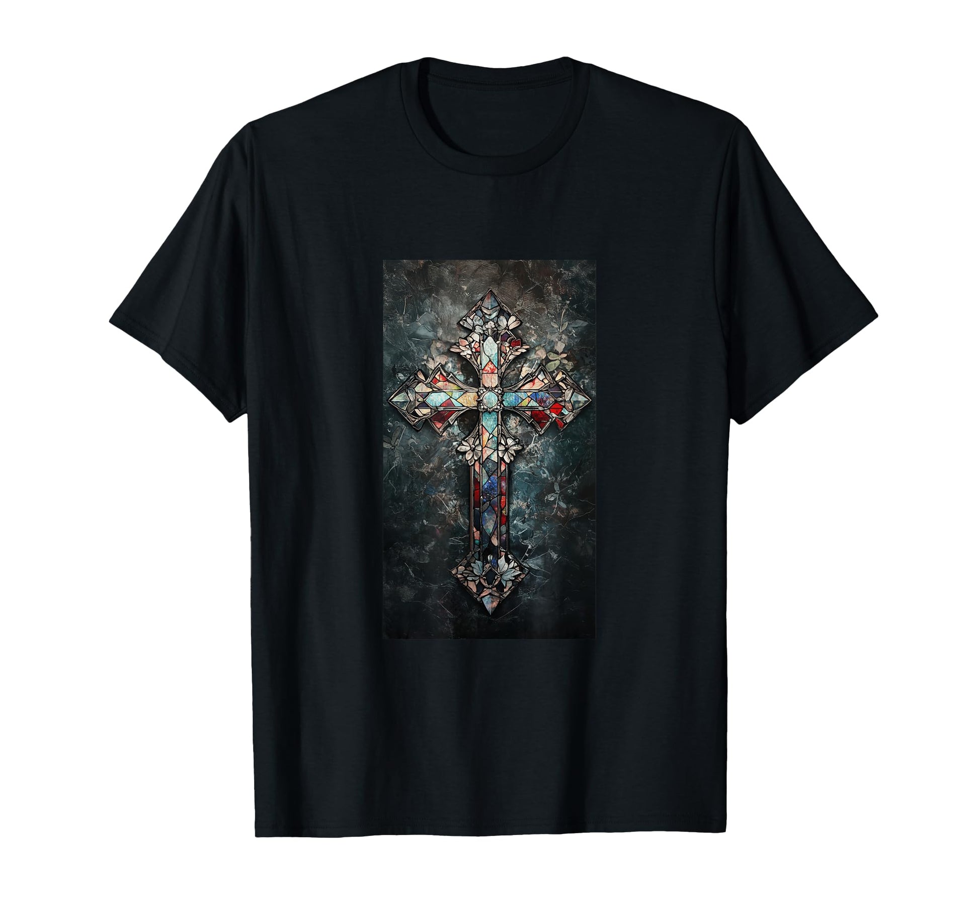Gothic Cross Grunge Aesthetic Y2K Goth T-Shirt - Trendy Graphic Unisex - T-Shirt, Sweatshirt, Hoodie