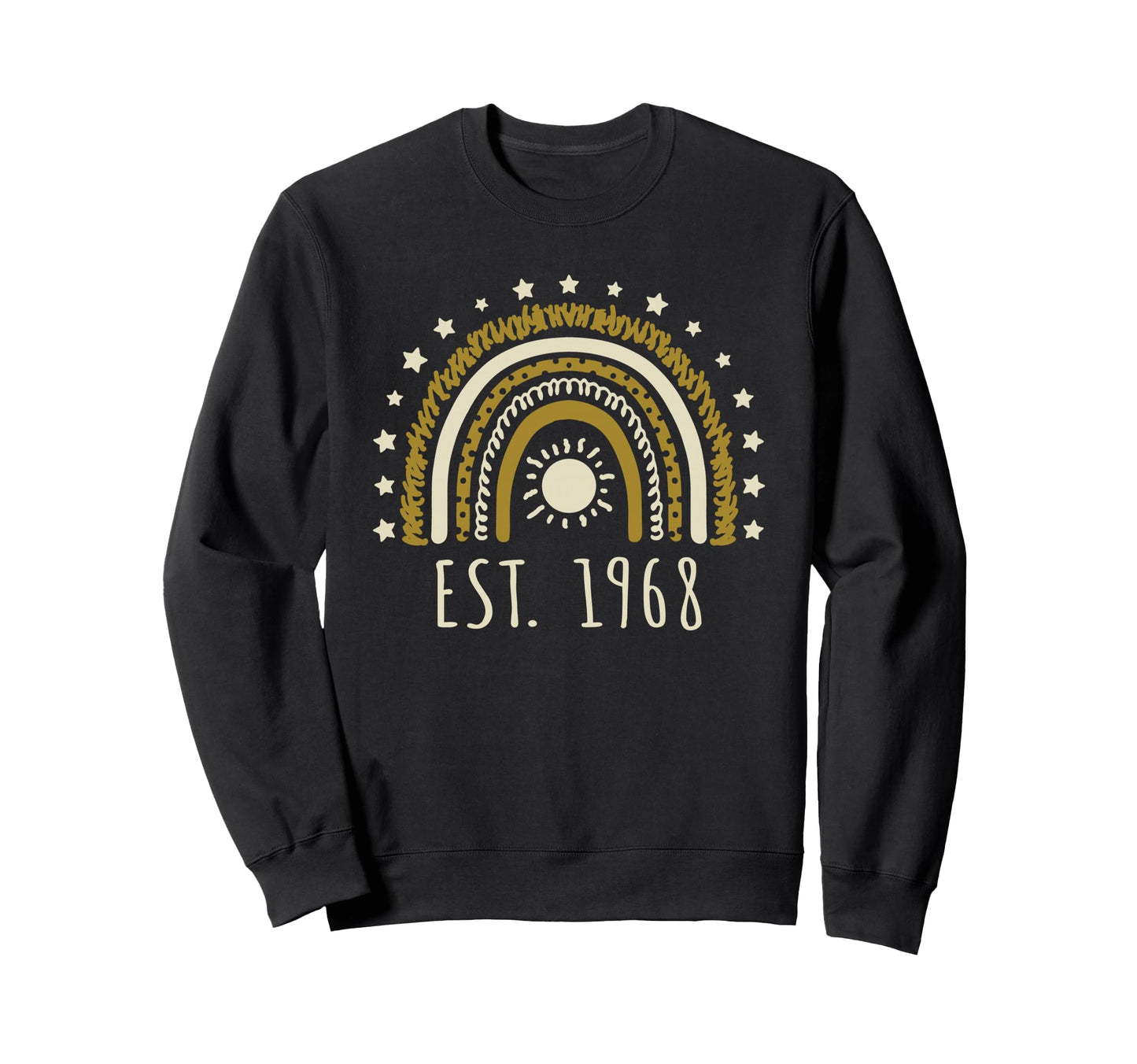 Est 1968 Rainbow Established 1968 Sweatshirt - Minimalist Print Unisex - T-Shirt, Sweatshirt, Hoodie