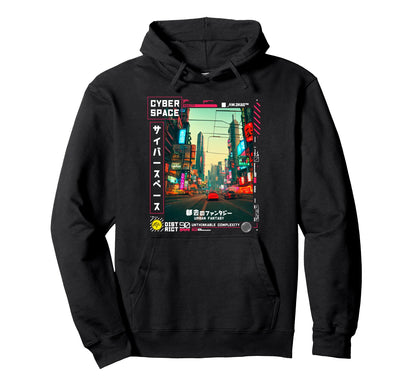 Vaporwave Cyberpunk Streetwear Hoodie - Casual Everyday Wear Unisex - T-Shirt, Sweatshirt, Hoodie
