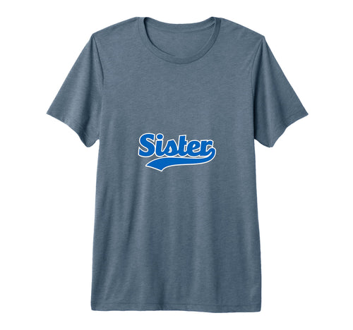 Sister Baseball Sis Brother Sports Team T-Shirt - Aesthetic Graphic Unisex - T-Shirt, Sweatshirt, Hoodie