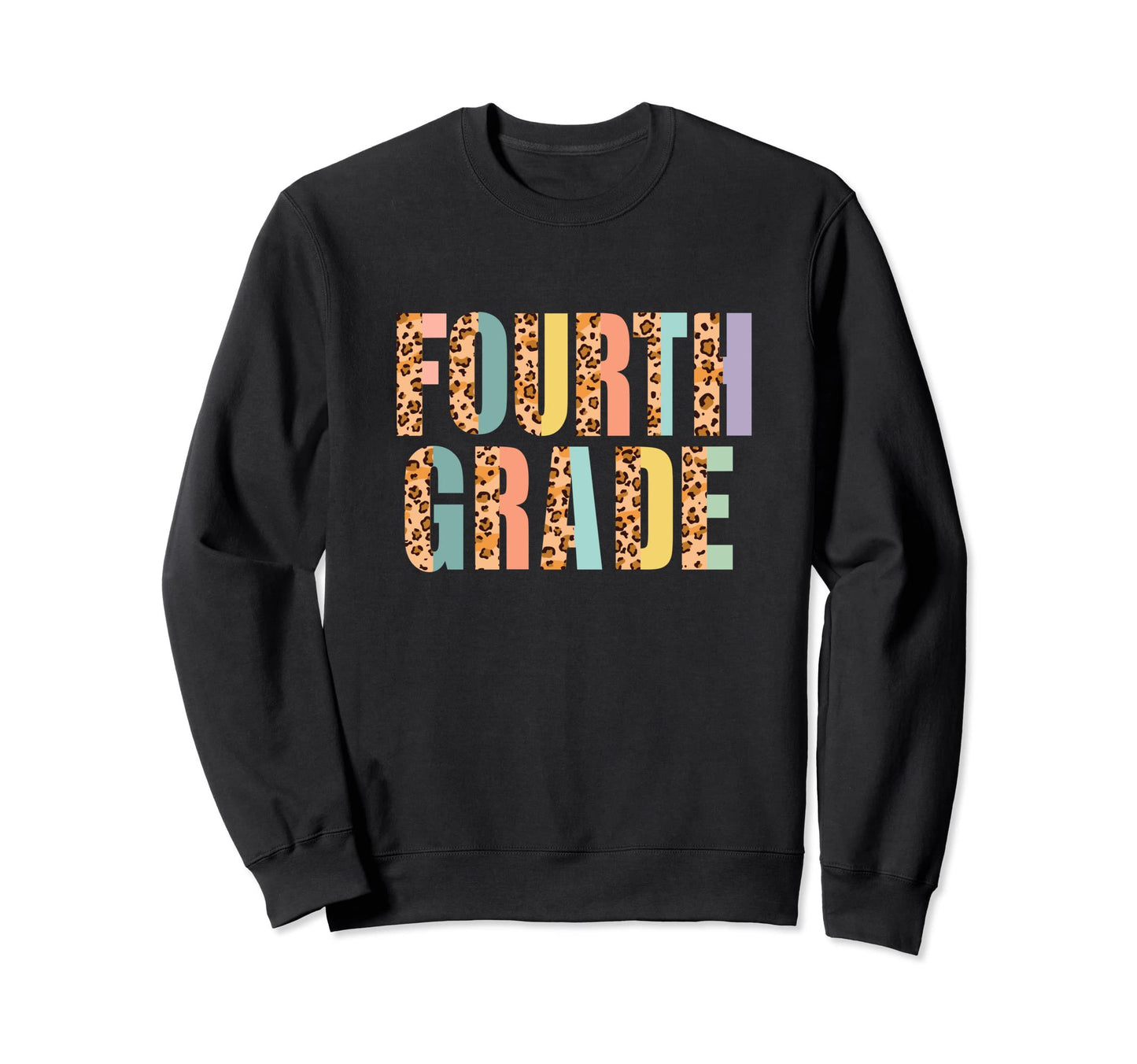 Leopard Colorful Cheetah Fourth Sweatshirt - Unique Graphic Men Women - T-Shirt, Sweatshirt, Hoodie
