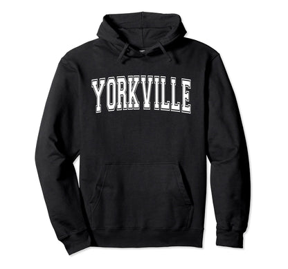 Yorkville Il Illinois Usa Sports Varsity Hoodie - Graphic Print Unisex - T-Shirt, Sweatshirt, Hoodie