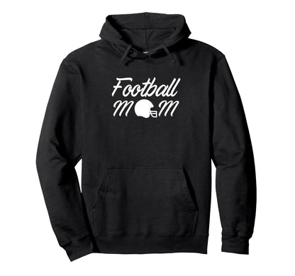 Football Mom Mama Gameday Helmet Fan Hoodie - Novelty Apparel Unisex - T-Shirt, Sweatshirt, Hoodie