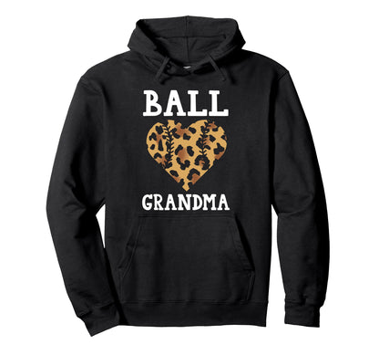 Ball Grandma Baseball Hoodie - Unique Graphic Men Women - T-Shirt, Sweatshirt, Hoodie