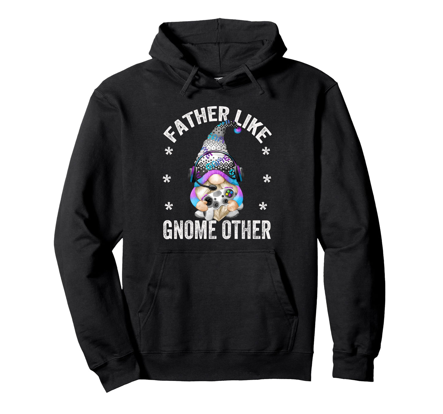 Funny Gamer Grandpa Gnome And Fathers Day Hoodie - Minimalist Print Unisex - T-Shirt, Sweatshirt, Hoodie