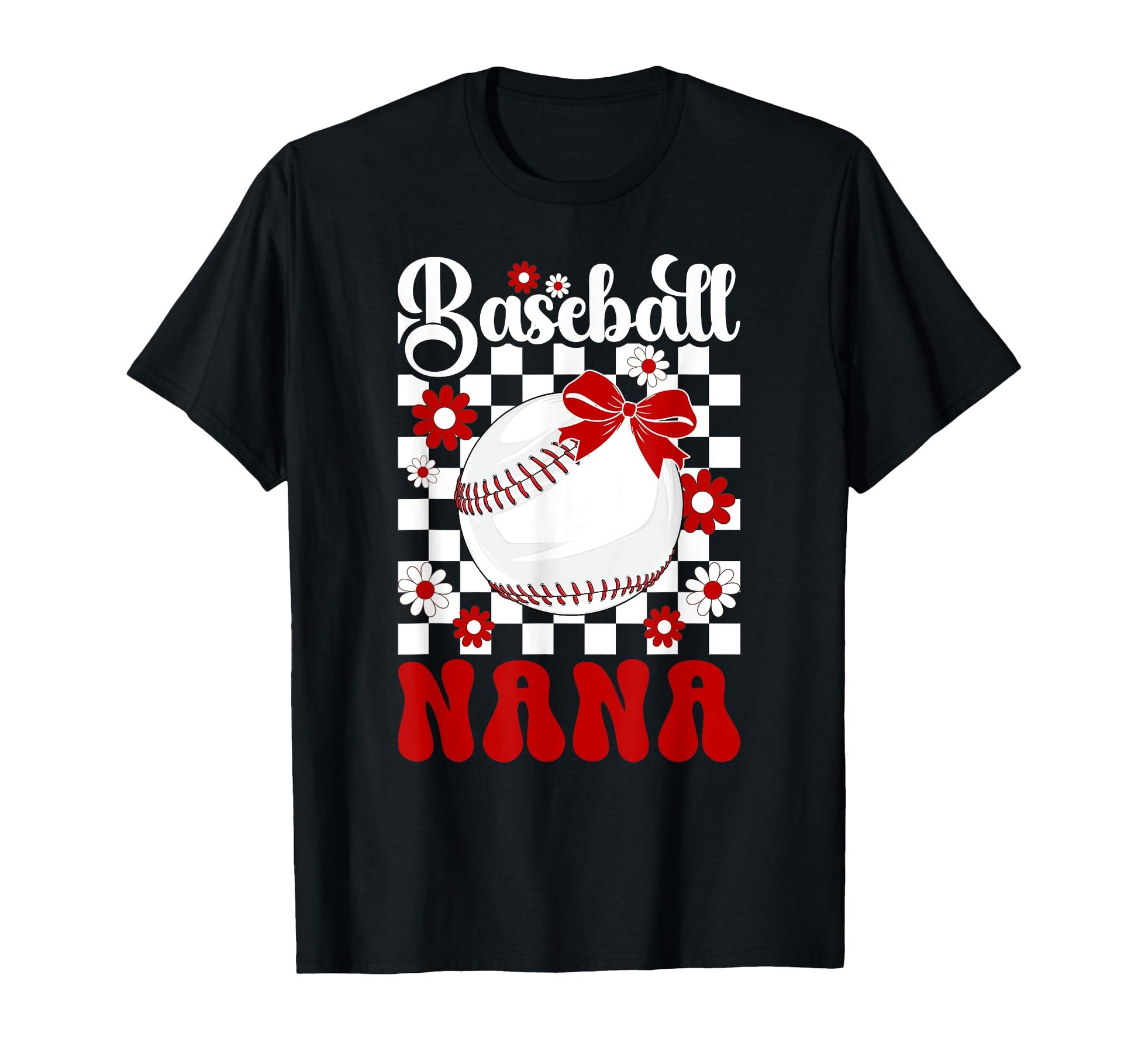 Baseball Nana Groovy Nana Baseball T-Shirt - Novelty Apparel Men Women - T-Shirt, Sweatshirt, Hoodie