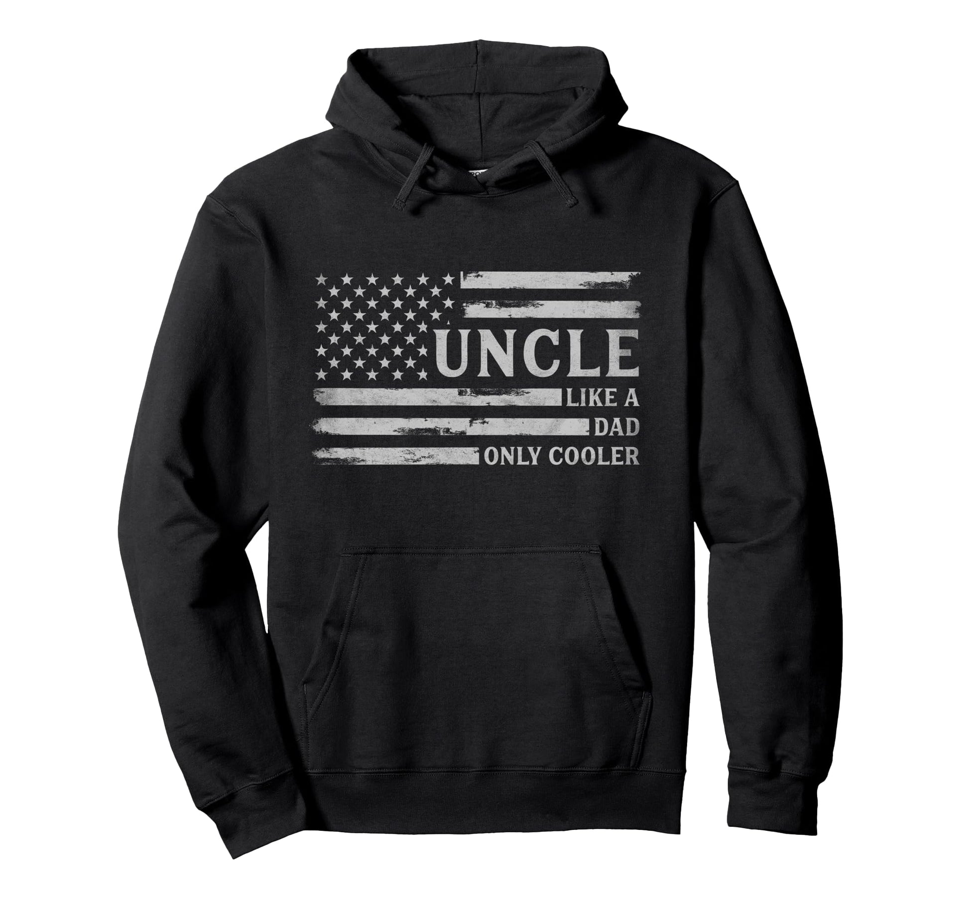 Uncle Like Dad Only Cooler Fathers Hoodie - Aesthetic Graphic for Adults - T-Shirt, Sweatshirt, Hoodie