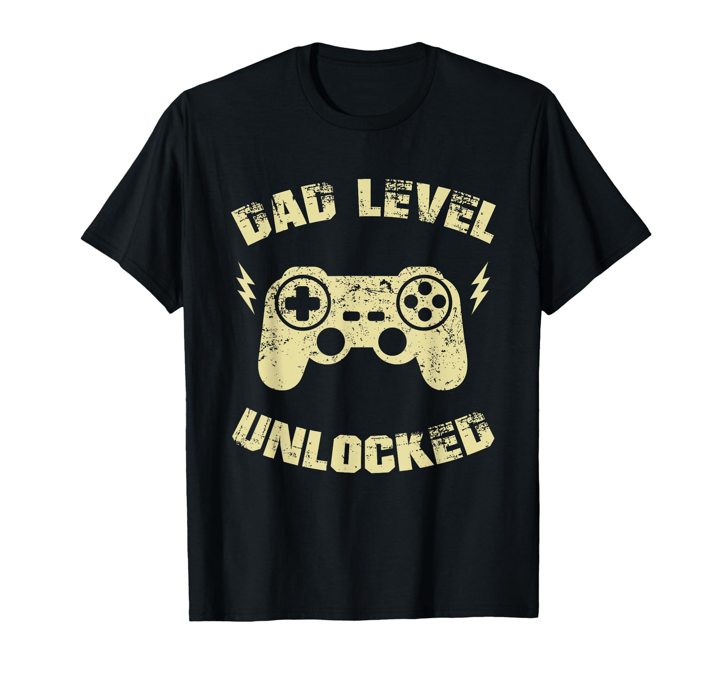 Dad Level Unlocked Gaming Controller T-Shirt - Custom Art Print Men Women - T-Shirt, Sweatshirt, Hoodie