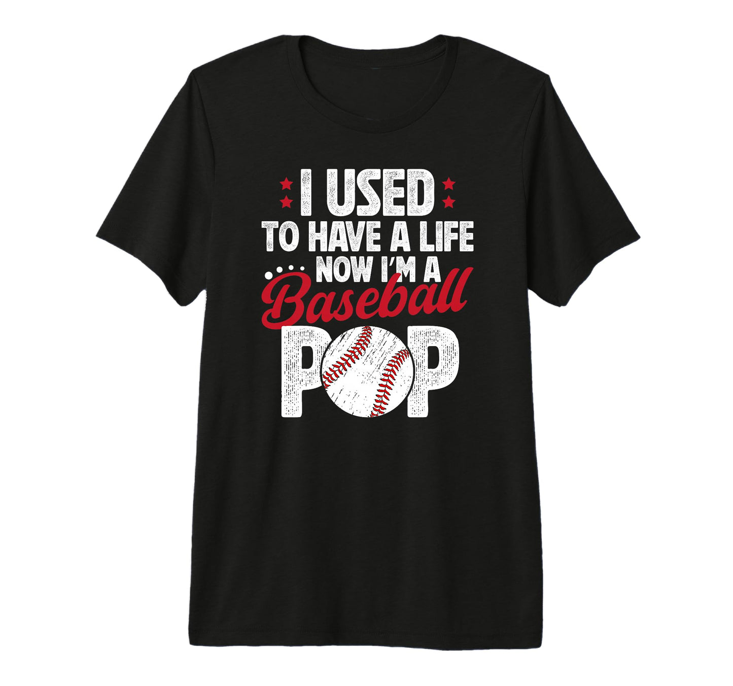 Mens Im Baseball Pop Grandpa Pop T-Shirt - Minimalist Print Unisex - T-Shirt, Sweatshirt, Hoodie