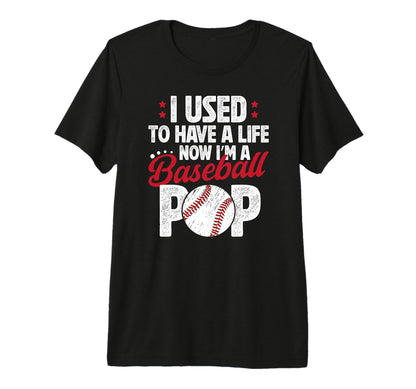 Mens Im Baseball Pop Grandpa Pop T-Shirt - Minimalist Print Unisex - T-Shirt, Sweatshirt, Hoodie