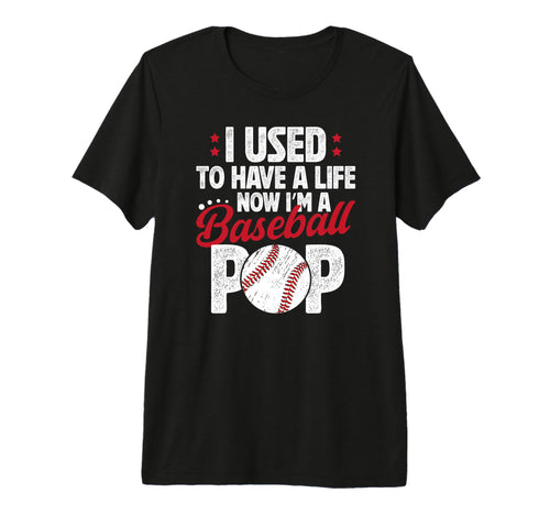 Mens Im Baseball Pop Grandpa Pop T-Shirt - Minimalist Print Unisex - T-Shirt, Sweatshirt, Hoodie