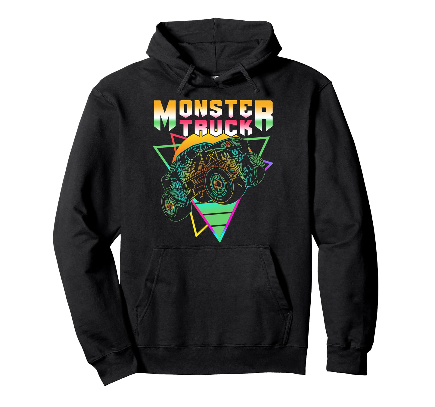 Vaporwave Aesthetic Monster Truck Offroad Hoodie - Streetwear Style Unisex - T-Shirt, Sweatshirt, Hoodie