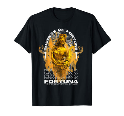 Fortuna Luck Roman Aesthetic Edgy T-Shirt - Custom Art Print for Adults - T-Shirt, Sweatshirt, Hoodie
