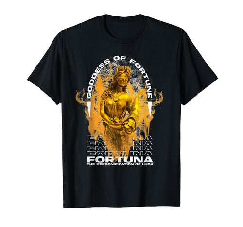 Fortuna Luck Roman Aesthetic Edgy T-Shirt - Custom Art Print for Adults - T-Shirt, Sweatshirt, Hoodie