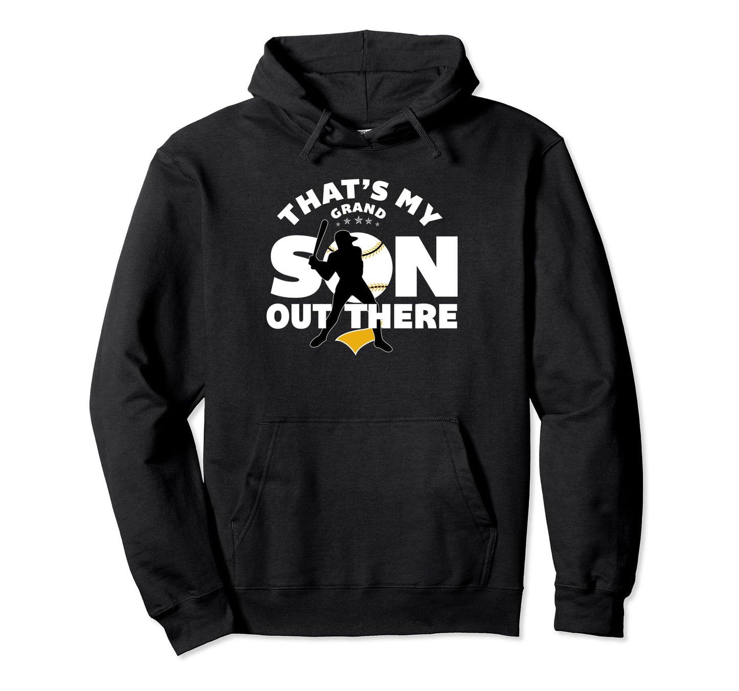 Thats My Grandson Out There Baseball Player Hoodie - Graphic Print Unisex - T-Shirt, Sweatshirt, Hoodie