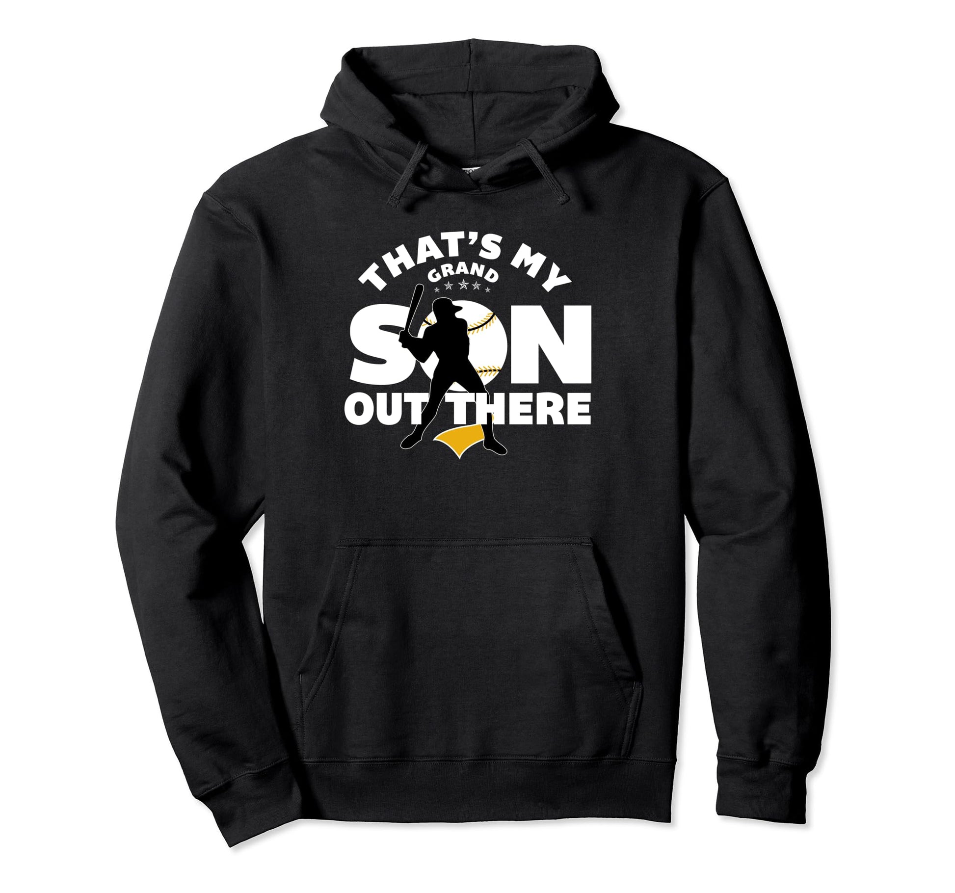 Thats My Grandson Out There Baseball Player Hoodie - Graphic Print Unisex - T-Shirt, Sweatshirt, Hoodie