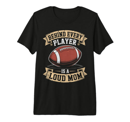 Gridiron Game Day Football Mom Tri T-Shirt - Novelty Apparel for Adults - T-Shirt, Sweatshirt, Hoodie