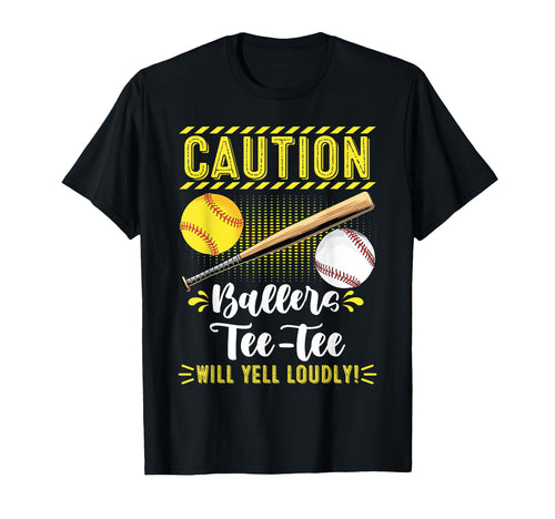 Ballers Funny Baseball Softball T-Shirt - Trendy Graphic for Adults - T-Shirt, Sweatshirt, Hoodie