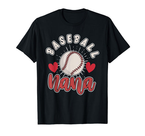 Retirement Mothers Day Baseball Nana T-Shirt - Aesthetic Graphic Men Women - T-Shirt, Sweatshirt, Hoodie