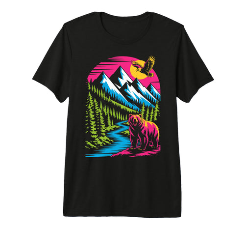 Camping Nature Lover 90S Tri Blend T-Shirt - Aesthetic Graphic Men Women - T-Shirt, Sweatshirt, Hoodie