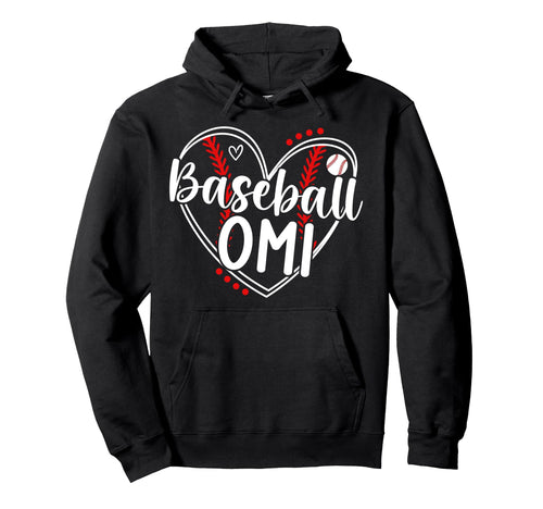 Baseball Omi Heart Omi Baseball Hoodie - Casual Everyday Wear for Adults - T-Shirt, Sweatshirt, Hoodie