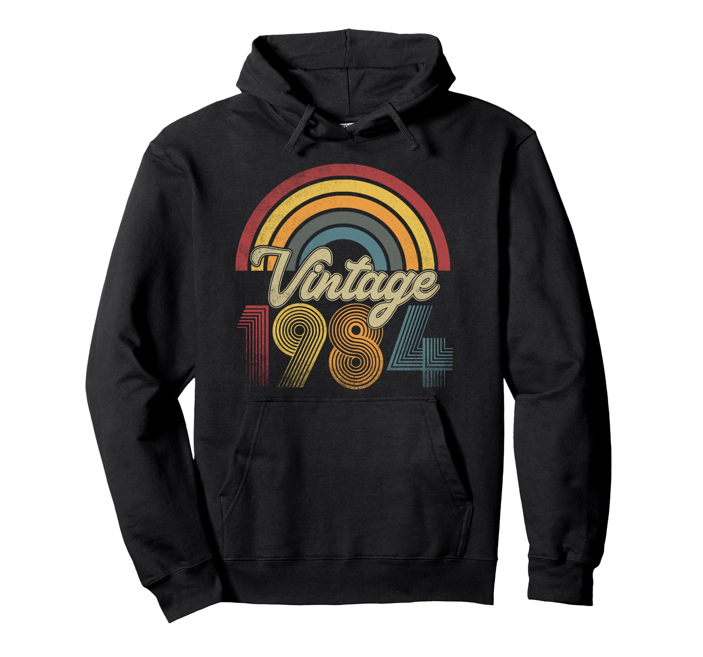 1984 40Th Birthday Gift Rainbow Hoodie - Aesthetic Graphic Unisex - T-Shirt, Sweatshirt, Hoodie
