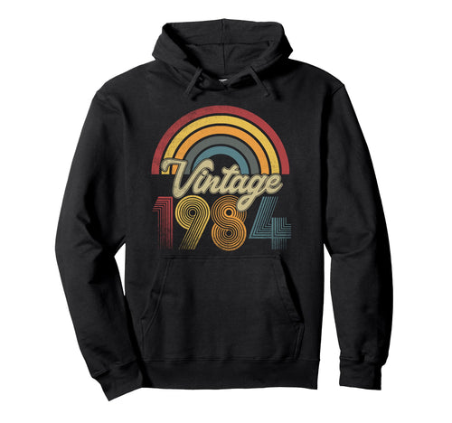 1984 40Th Birthday Gift Rainbow Hoodie - Aesthetic Graphic Unisex - T-Shirt, Sweatshirt, Hoodie