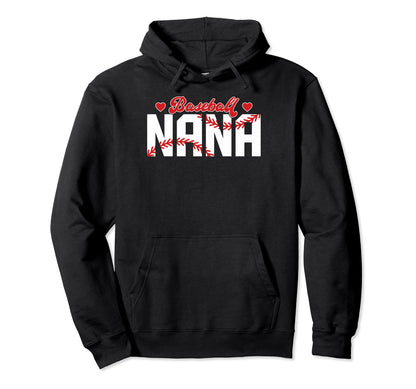 Grandma Grandson Baseball Nana Baseball Hoodie - Novelty Apparel Men Women - T-Shirt, Sweatshirt, Hoodie