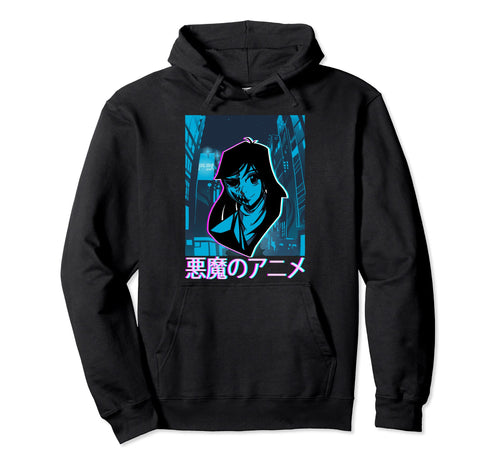 Pastel Goth Manga Vaporwave Scary Anime Hoodie - Novelty Apparel for Adults - T-Shirt, Sweatshirt, Hoodie
