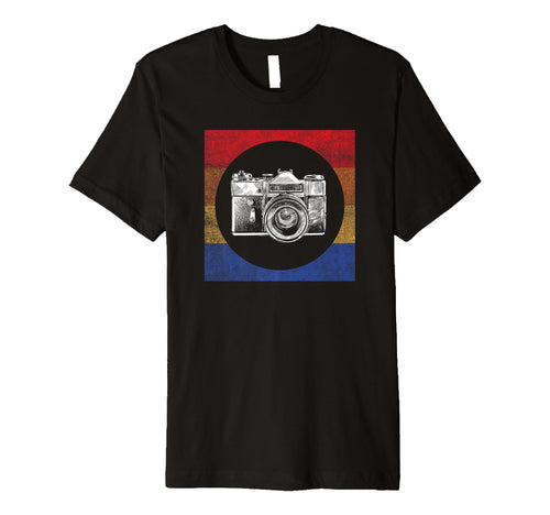Trendy Camera Sketch Rainbow T-Shirt - Aesthetic Graphic for Adults - T-Shirt, Sweatshirt, Hoodie