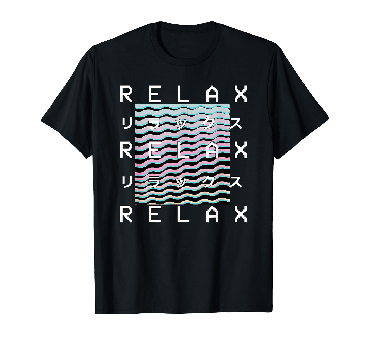 Relax Vaporwave Aesthetic Japanese 90S T-Shirt - Streetwear Style Men Women - T-Shirt, Sweatshirt, Hoodie