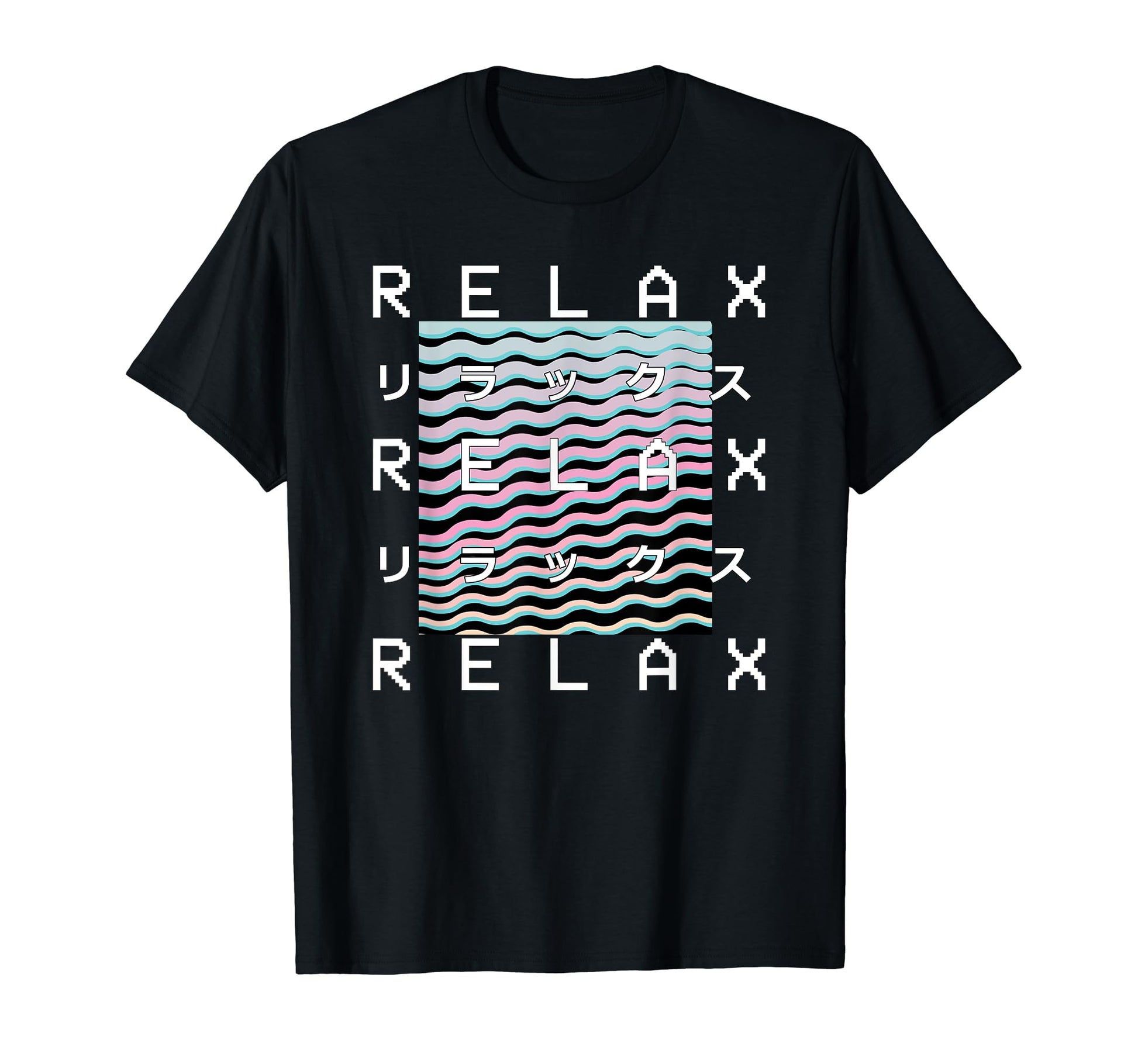 Relax Vaporwave Aesthetic Japanese 90S T-Shirt - Streetwear Style Men Women - T-Shirt, Sweatshirt, Hoodie