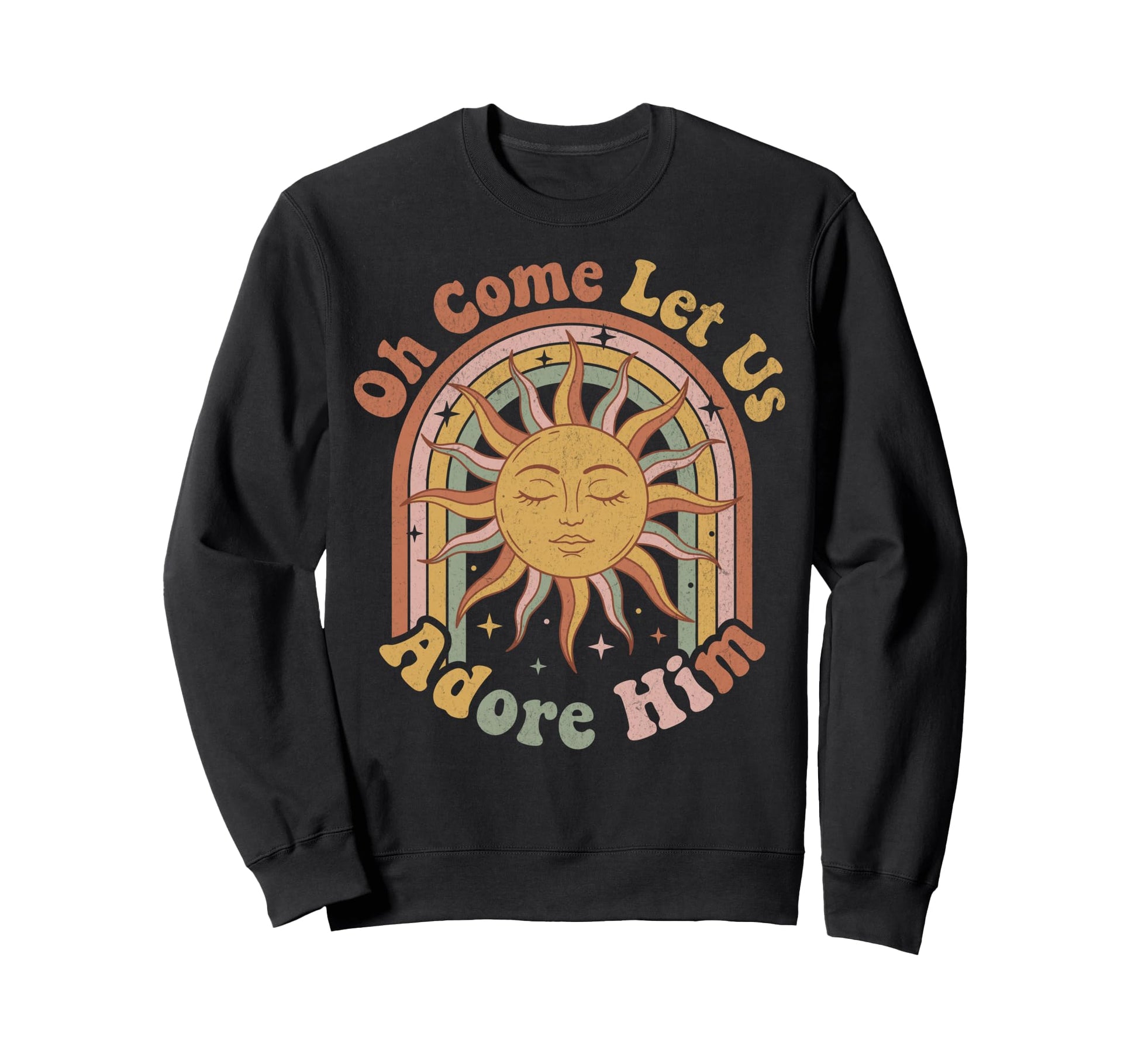 Adore Him Christian Praise Sun Sweatshirt - Fun Novelty Design Unisex - T-Shirt, Sweatshirt, Hoodie