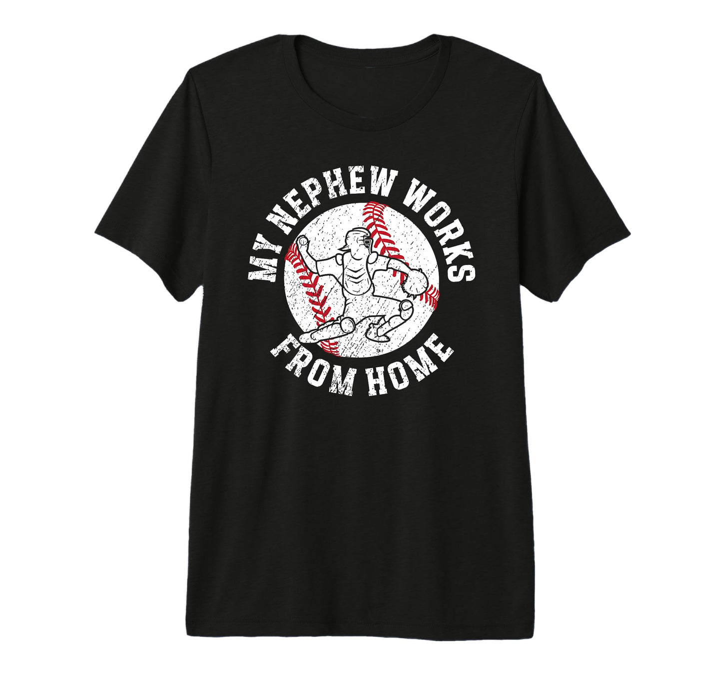 Funny Baseball Catcher Aunt Baseball T-Shirt - Graphic Print Unisex - T-Shirt, Sweatshirt, Hoodie