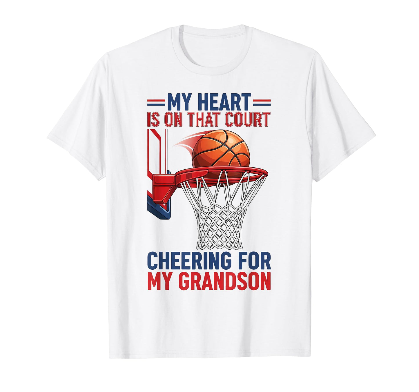 Proud Grandma Supporting Grandson T-Shirt - Fun Novelty Design Unisex - T-Shirt, Sweatshirt, Hoodie