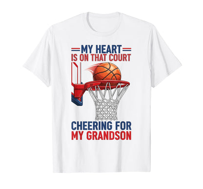 Proud Grandma Supporting Grandson T-Shirt - Fun Novelty Design Unisex - T-Shirt, Sweatshirt, Hoodie