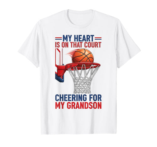 Proud Grandma Supporting Grandson T-Shirt - Fun Novelty Design Unisex - T-Shirt, Sweatshirt, Hoodie