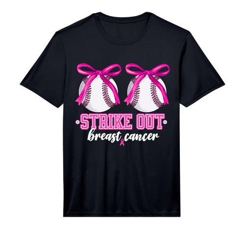 Mens Baseball Boobs Strike Out Breast T-Shirt - Minimalist Print Men Women - T-Shirt, Sweatshirt, Hoodie