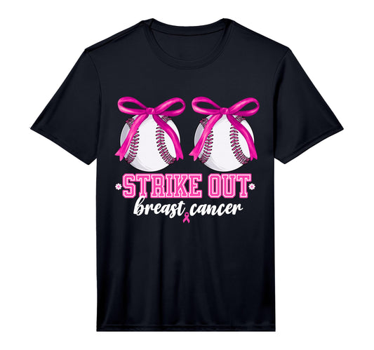 Mens Baseball Boobs Strike Out Breast T-Shirt - Minimalist Print Men Women - T-Shirt, Sweatshirt, Hoodie