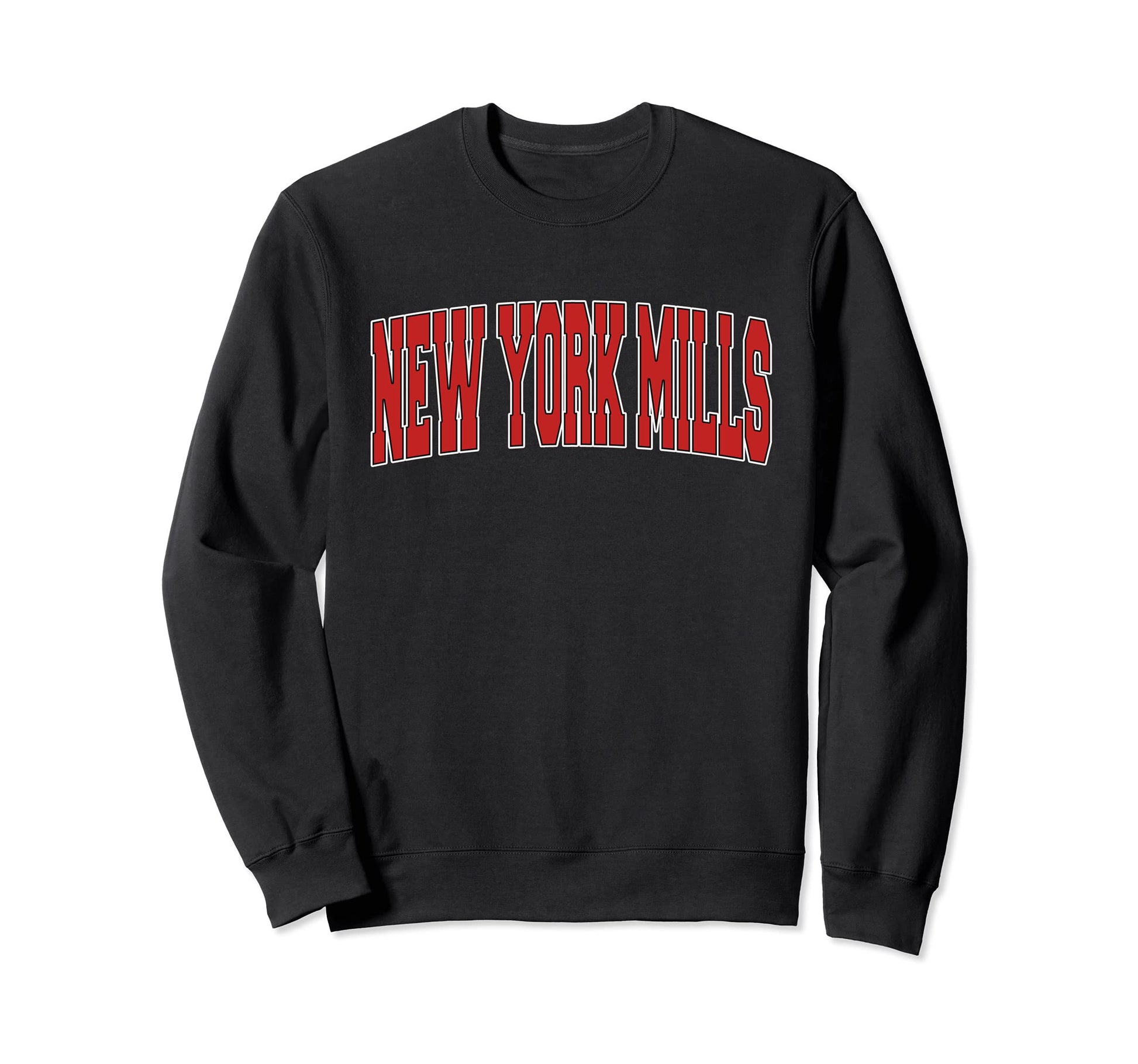 New York Mills Ny New York Varsity Sweatshirt - Custom Art Print Unisex - T-Shirt, Sweatshirt, Hoodie