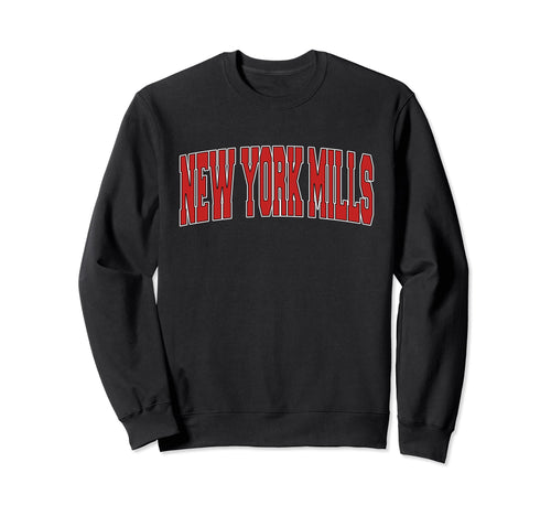 New York Mills Ny New York Varsity Sweatshirt - Custom Art Print Unisex - T-Shirt, Sweatshirt, Hoodie