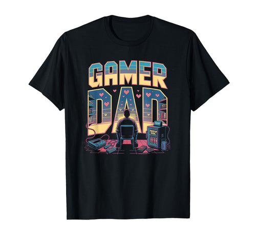 Gaming Lover Dad Gamer Console Life T-Shirt - Minimalist Print for Adults - T-Shirt, Sweatshirt, Hoodie