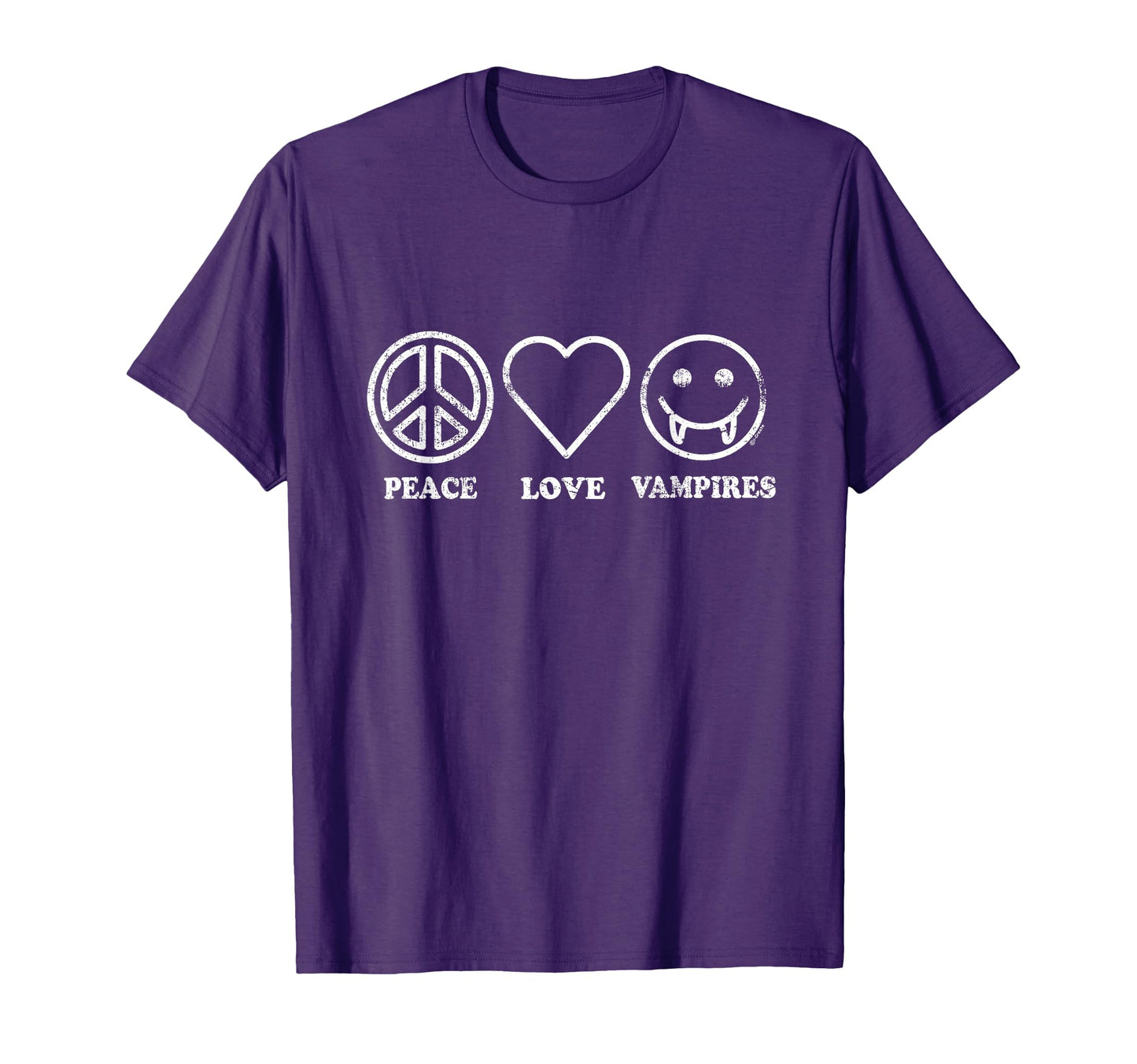 Peace Love Vampires T-Shirt - Fun Novelty Design Men Women - T-Shirt, Sweatshirt, Hoodie