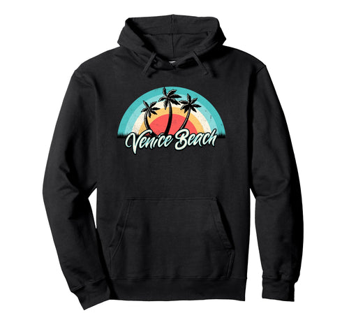 Matching Vacation Sunset Venice Beach Hoodie - Graphic Print Men Women - T-Shirt, Sweatshirt, Hoodie