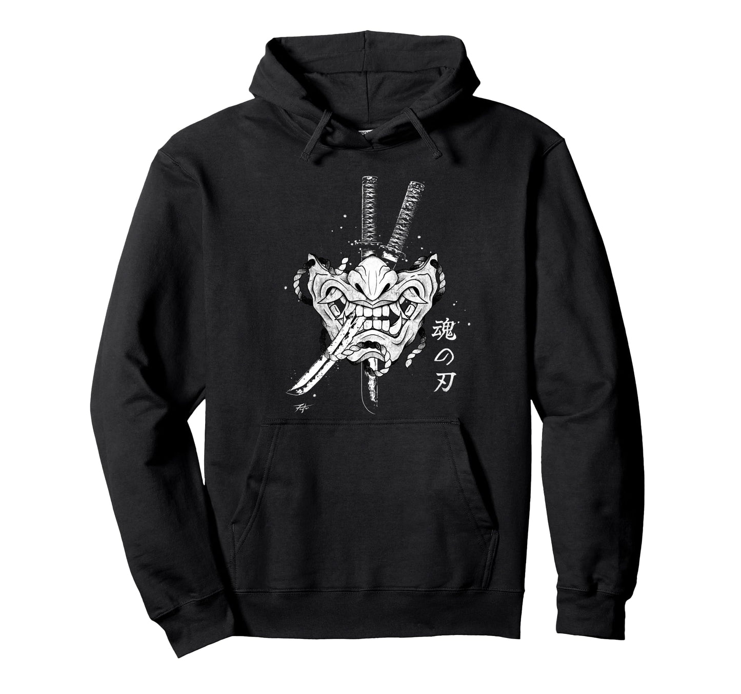 Samurai Spirit Japanese Vaporwave Hoodie - Unique Graphic Men Women - T-Shirt, Sweatshirt, Hoodie