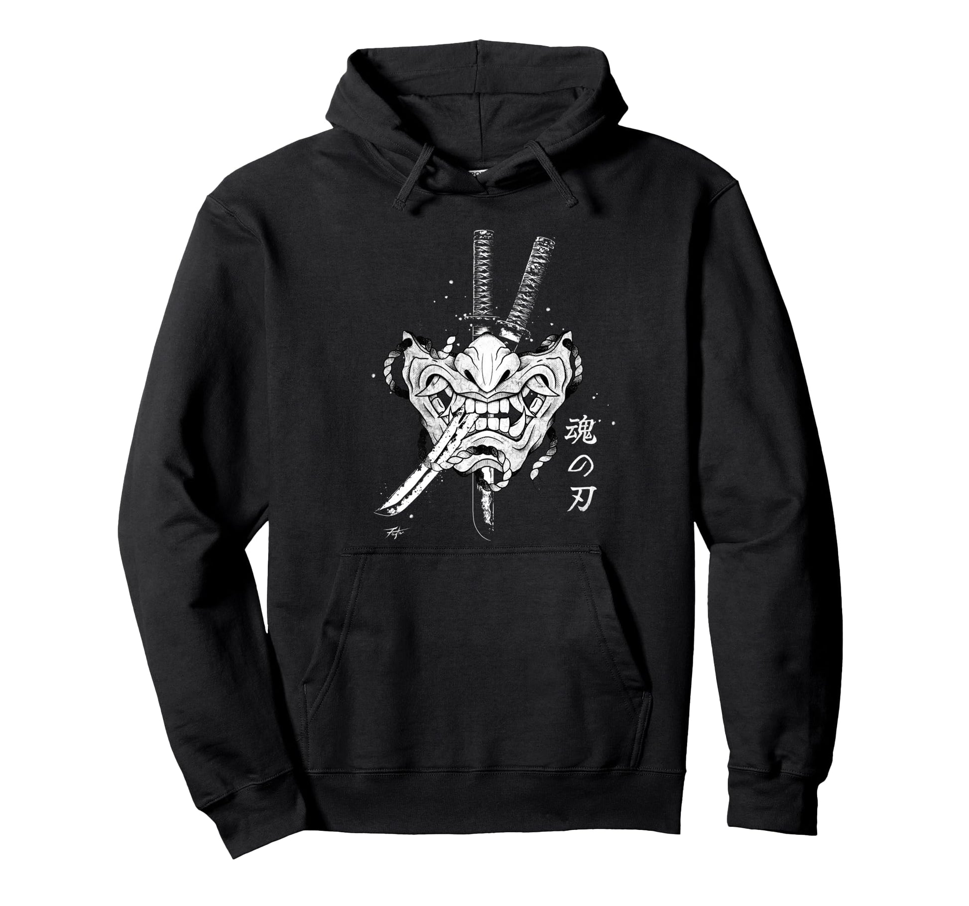 Samurai Spirit Japanese Vaporwave Hoodie - Unique Graphic Men Women - T-Shirt, Sweatshirt, Hoodie