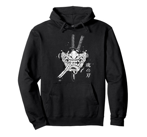 Samurai Spirit Japanese Vaporwave Hoodie - Unique Graphic Men Women - T-Shirt, Sweatshirt, Hoodie