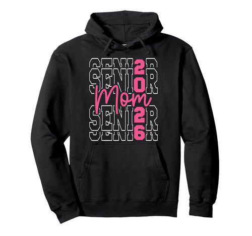 Proud Mom 2026 Senior Baseball Basketball Hoodie - Custom Art Print Unisex - T-Shirt, Sweatshirt, Hoodie